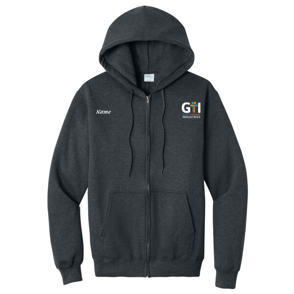 GTI - Port & Company® Core Fleece Full-Zip Hooded Sweatshirt Thumbnail
