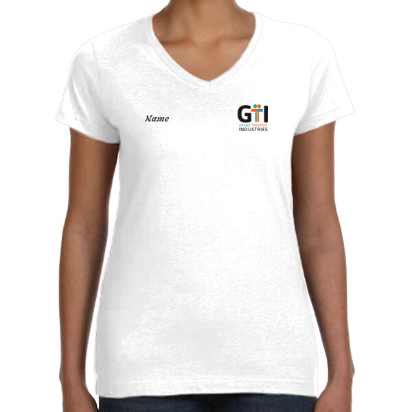 GTI - Women's Fine Jersey V-Neck Tee Thumbnail