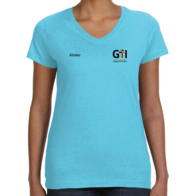 GTI - Women's Fine Jersey V-Neck Tee Thumbnail
