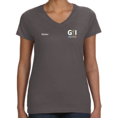 GTI - Women's Fine Jersey V-Neck Tee Thumbnail
