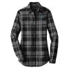 Ladies Plaid Flannel Tunic Thumbnail